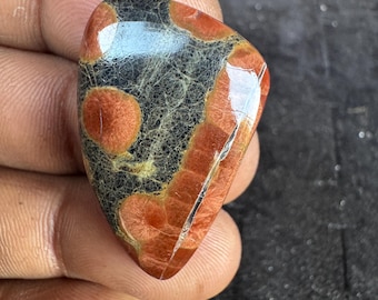 Gema de obsidiana amendoim natural para confecção de pingentes ou colares (30x19x6mm)
