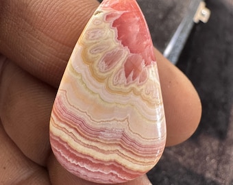 Natural Rhodochrosite Cabochon Pink Banded Rhodochrosite Loose Gemstone For Jewelry Making.