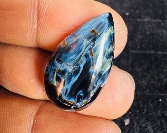 100% Natural Pear Pietersite Gemstone AAA Quality Gem For Chakra Jewelry.