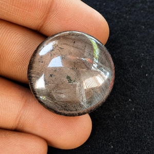 Star Ruby Loose Gemstone, Natural Cabochon Ruby, Oval Jewelry Stone, Custom Ring Cab. 26x24x10mm