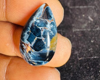 100% Natural Pear Pietersite Cabochon Super Quality Gem For Pendant Or Jewelry.