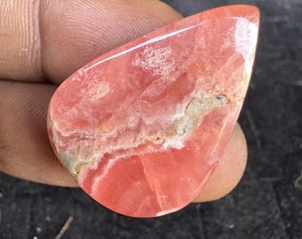 Natural Rhodochrosite Cabochon Natural Layered jewelry Making Stone.