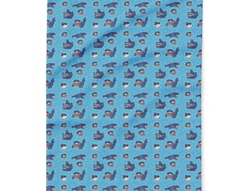 Jeff The Shark Arctic Fleece Blanket