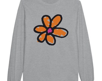 Sketchy Flower unisex Longsleeve T-shirt