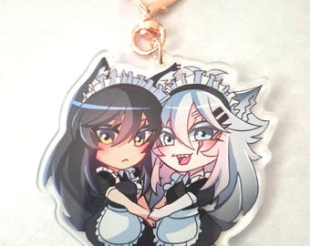 Little Maids | Texas & Lappland Acrylic Charm Double Sided