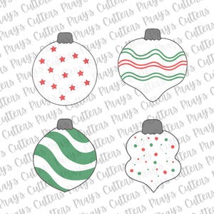 Juego de cortadores de galletas con adornos navideños impresos en 3D / Horneado navideño