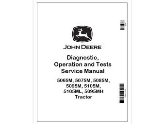 John Deere 5065 M–5105MH Traktor Diagnostikmanual TM102519