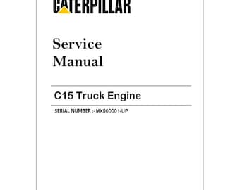 C15 Caterpillar Truck Engine Pdf Service Manual MXS