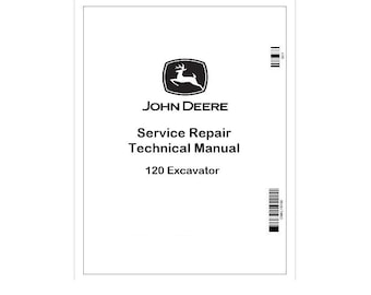 John Deere 120 Excavator Service Manual TM1660