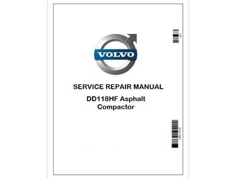 DD118HF Volvo Asphalt Compactor Pdf Repair Service Manual
