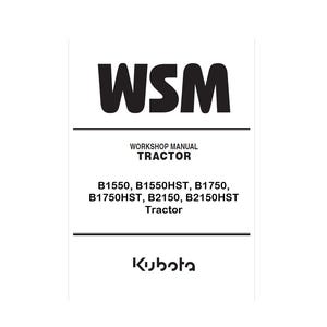Kubota B1550-B2150HST Traktor Reparatur Service Handbuch