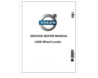 L60E Volvo Wheel Loader Pdf Repair Service Manual