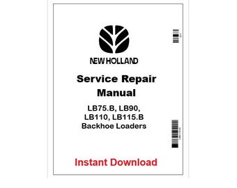 New Holland LB75.B, LB90, LB110, LB115.B Lader pdf-servicehandleiding
