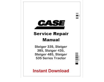 Manuale di riparazione del trattore Case IH Steiger serie 335–535 in formato PDF