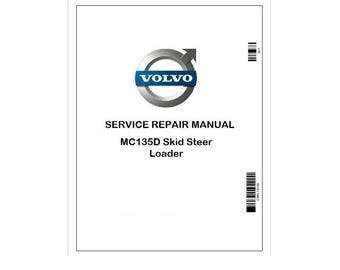 MC135D Volvo Skid Steer Loader Pdf Repair Service Manual