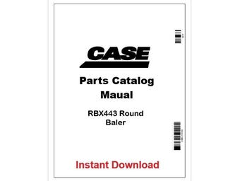 RBX443 Case IH Round Baler Pdf Parts Catalog Manual