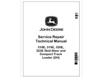Manual de reparación de minicargadoras y cargadoras de orugas John Deere 318E–323E TM13013X19
