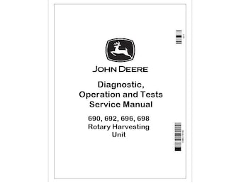 John Deere 690–698 Rotary Unit Diagnostic Manual TM405019