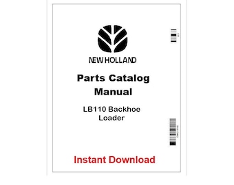 LB110 New Holland graaflaadcombinaties, pdf-onderdelencatalogushandleiding
