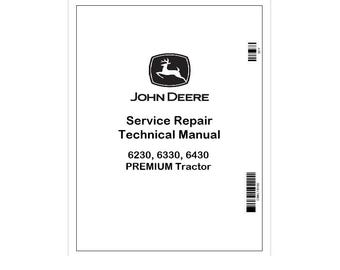 TM8079 John Deere 6230–6430 Premium Tractor Technical Manual
