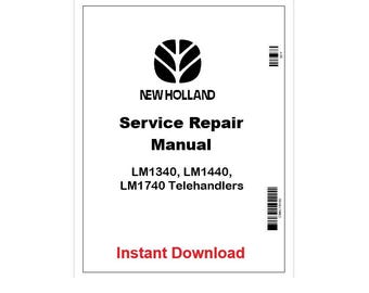 New Holland LM1340–LM1740 Teleskoplastare Servicehandbok 6036701002