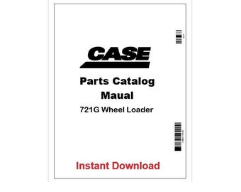 Manual de piezas en PDF de la cargadora de ruedas Case 721G (Nivel 4b)