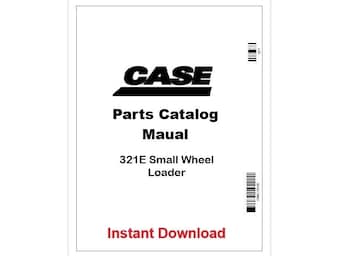 321E Koffer Kleiner Radlader Pdf Teile Handbuch