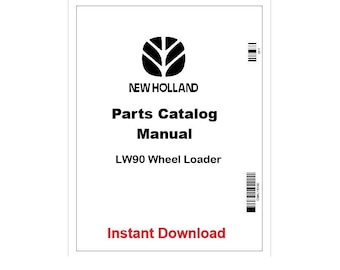 LW90 New Holland Wheel Loader Pdf Parts Catalog Manual