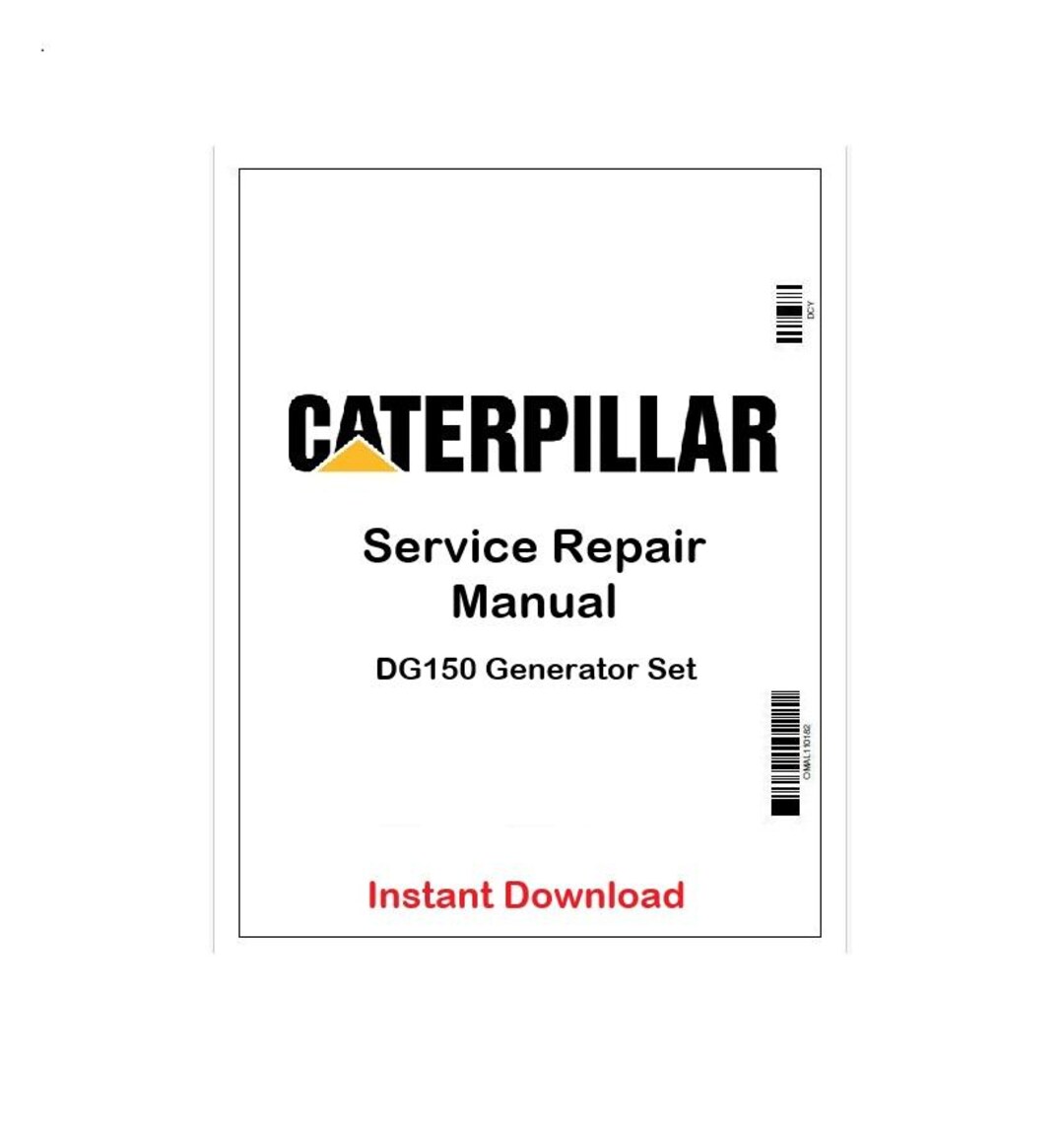 Caterpillar DG150 Generator Set Pdf Service Manual - Etsy