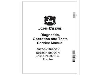 John Deere 5075–5100 Traktor Diagnostikmanual TM409119