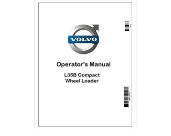 L35B Volvo Compact Wheel Loader Pdf Operator's Manual