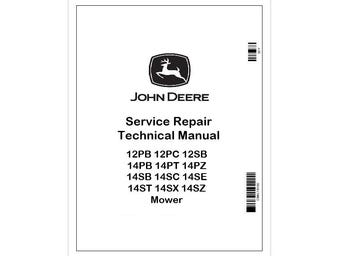 John Deere 12PB–14SZ Mower Technical Manual TM1471