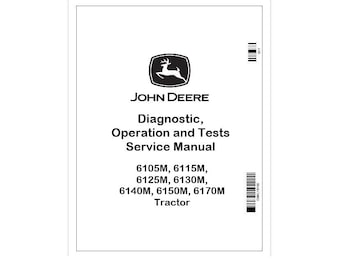 John Deere 6105M–6170M Tractor Diagnostic Manual TM405719