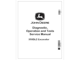 Manual de diagnóstico de la excavadora John Deere 350DLC TM2359