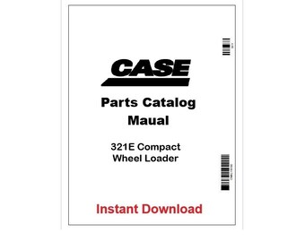 321E Case Compact Wheel Loader Pdf Parts Manual (Tier 3)
