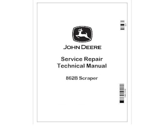 John Deere 862B Scraper Pdf Repair Service Technical Manual TM1570