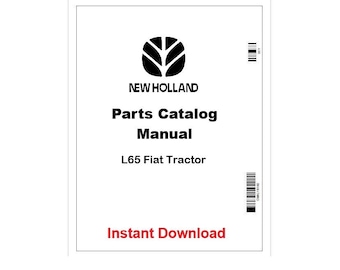 Manual de piezas del tractor Fiat L65 New Holland (PDF)