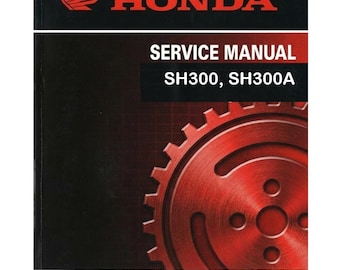Manuale di riparazione e assistenza PDF per Honda SH300, SH300A