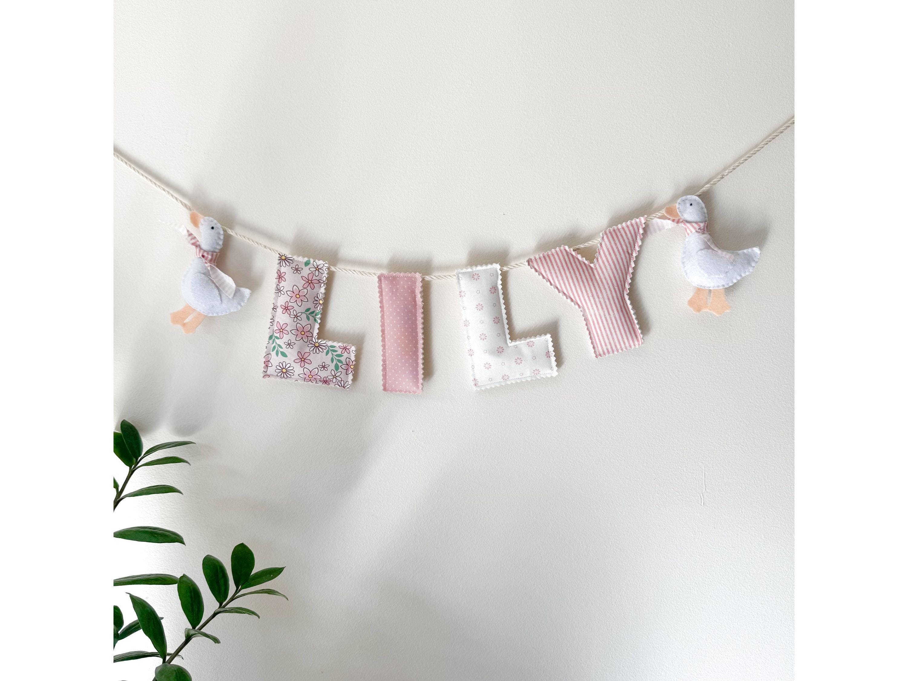 グースネームガーランド、パーソナライズされた名前入りバンティング