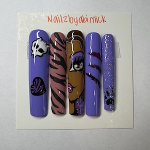 Monster high nails! Clawdeen wolf!