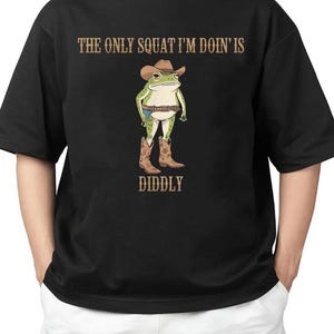 Funny Cowboy Frog T-Shirt: Sarcastic Western Humor Gift