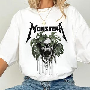 Monstera Metallica Shirt - Etsy Australia