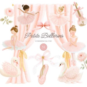 watercolor ballet clipart PNG bundle with ballerina girls, pink tutus, and ballet party elements
Petite Ballerina watercolor clipart set for ballet birthday invitations and ballerina baby shower decor
Ballerina girl clipart bundle with pink tutu dancers, ballet slippers, and recital party graphics
Watercolor ballet birthday clipart for girls party decor, invitations, and printable party supplies
Pink ballerina clipart PNG set for nursery wall art, kids room decor, and little dancer designs
