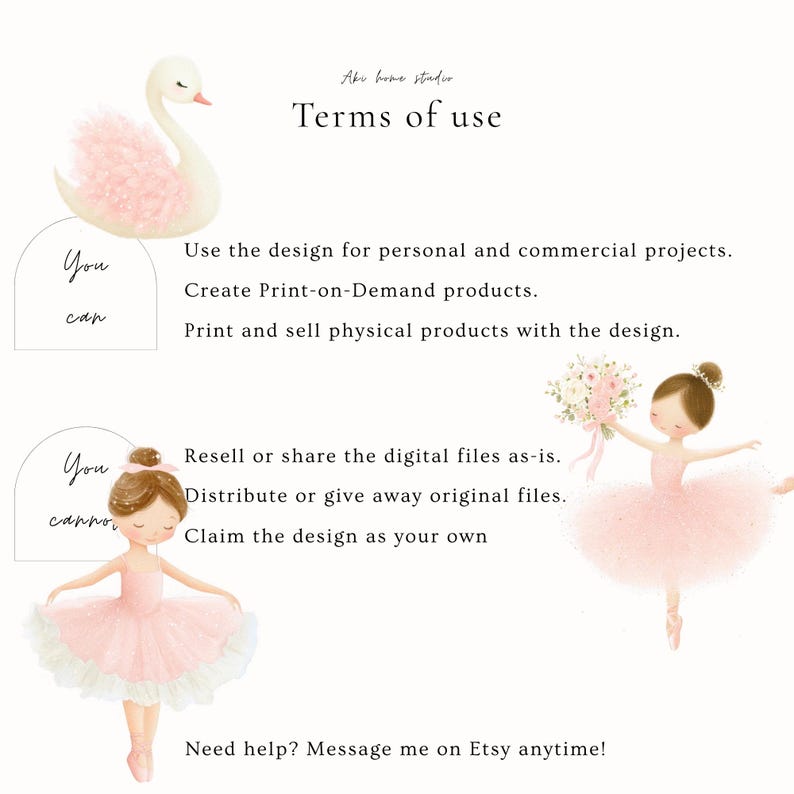 51 Ballet Clipart PNG, Ballerina Girl Watercolor Clipart Bundle, Petite Ballerina, Ballet Birthday Party, Pink Tutu Nursery Decor image 15