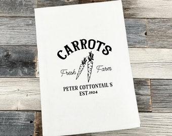 Easter | Carrots Farm Fresh | Easter Bunny | Peter Cottontail | Farmhouse Style | Minimalist | Farmers Market | Easter Egg Hunt | Gift