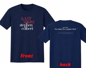 T-shirt The Last Show With Stephen Colbert 2026