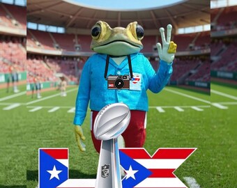Bad Bunny Super Bowl LIX PNG | Puerto Rico Digital Art (Digital Download)