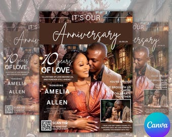 Anniversary Party Invitation Template: Editable Vow Renewal Evite (Digital)