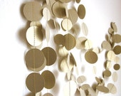 Gold Garland - Christmas Garland - New Years Garland - Circle Garland - Festive Garland