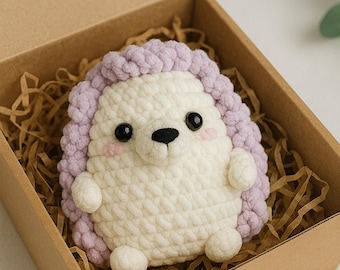 Poppy the Hedgehog  No Sew Crochet Pattern – Amigurumi PDF